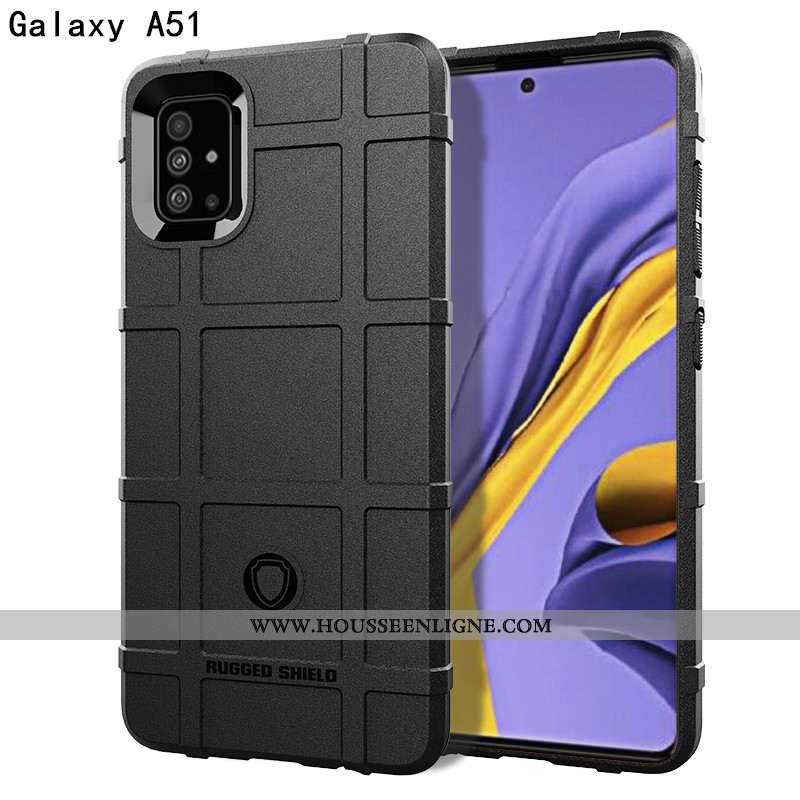 Coque Samsung Galaxy A51 Délavé En Daim Personnalité Étui Fluide Doux Créatif Tout Compris Protectio