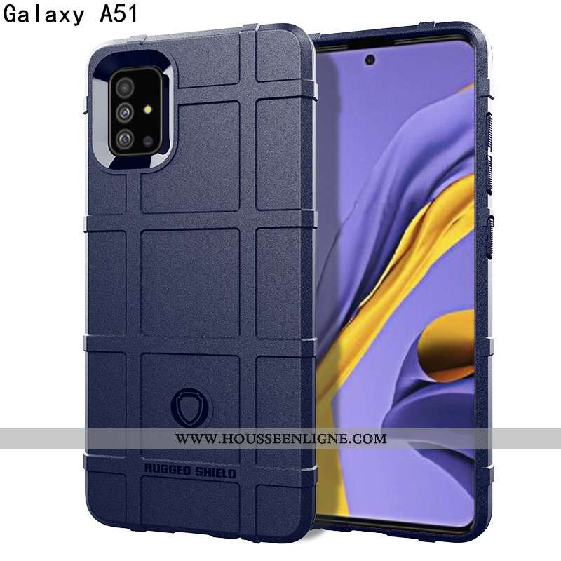 Coque Samsung Galaxy A51 Délavé En Daim Personnalité Étui Fluide Doux Créatif Tout Compris Protectio