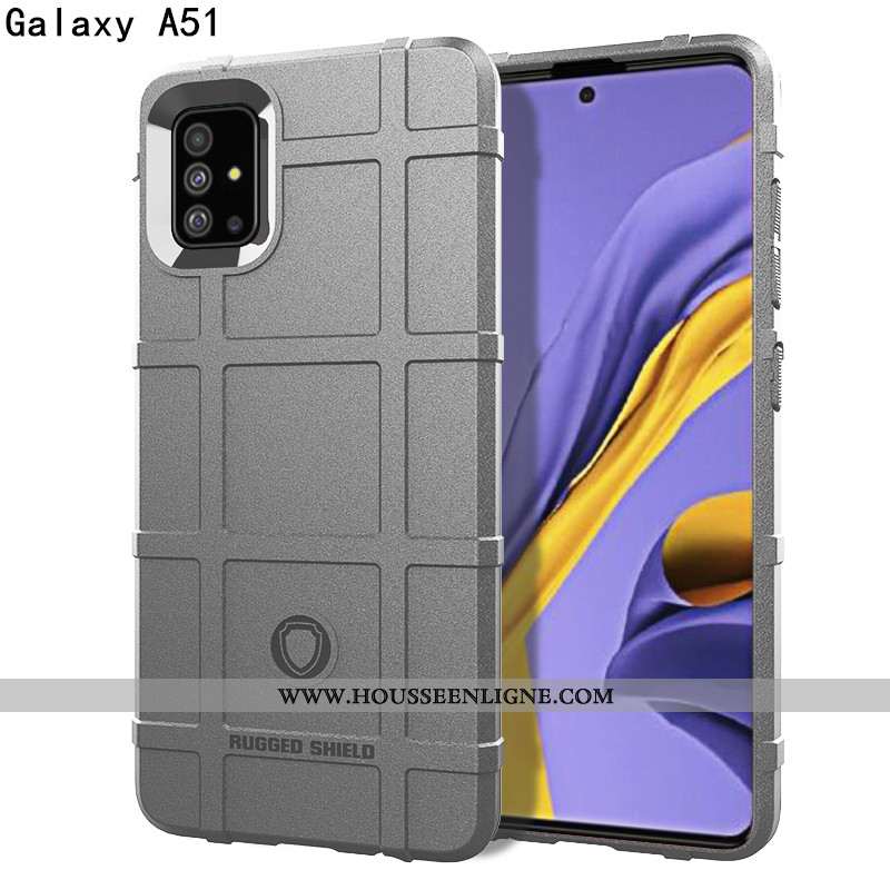 Coque Samsung Galaxy A51 Délavé En Daim Personnalité Étui Fluide Doux Créatif Tout Compris Protectio