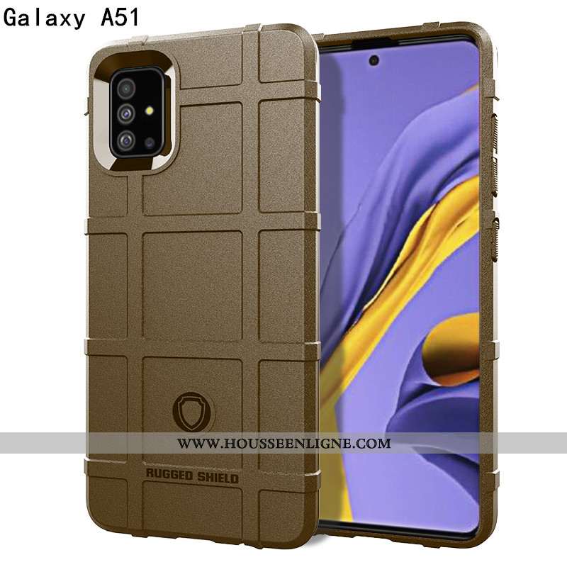 Coque Samsung Galaxy A51 Délavé En Daim Personnalité Étui Fluide Doux Créatif Tout Compris Protectio