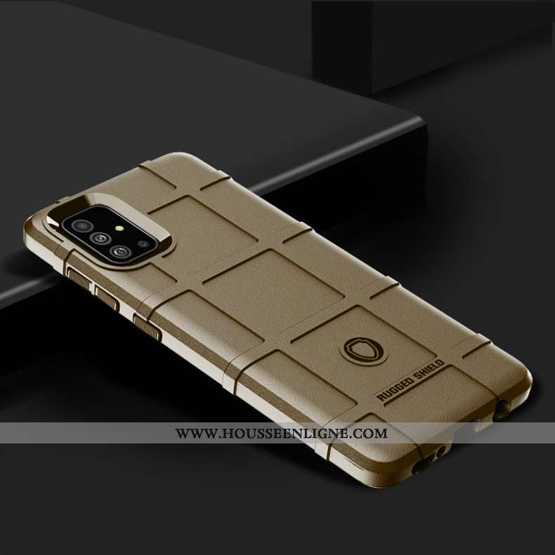 Coque Samsung Galaxy A51 Délavé En Daim Personnalité Étui Fluide Doux Créatif Tout Compris Protectio