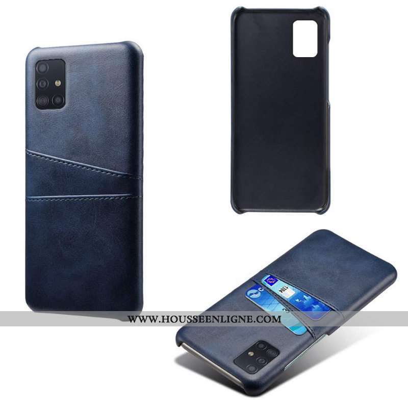 Coque Samsung Galaxy A51 Personnalité Créatif Protection Étui Carte Étoile Rose