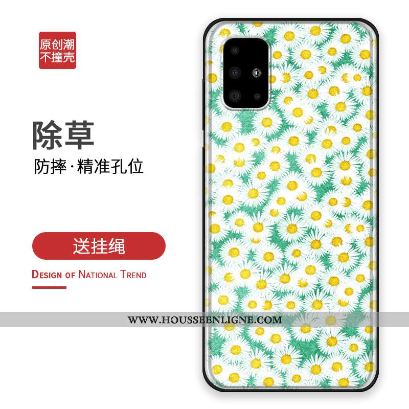 Coque Samsung Galaxy A51 Silicone Personnalité Créatif Tout Compris Incassable Téléphone Portable Ve