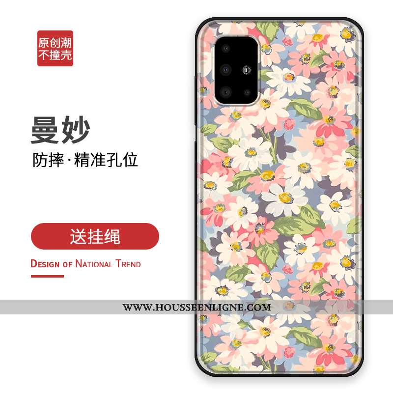 Coque Samsung Galaxy A51 Silicone Personnalité Créatif Tout Compris Incassable Téléphone Portable Ve