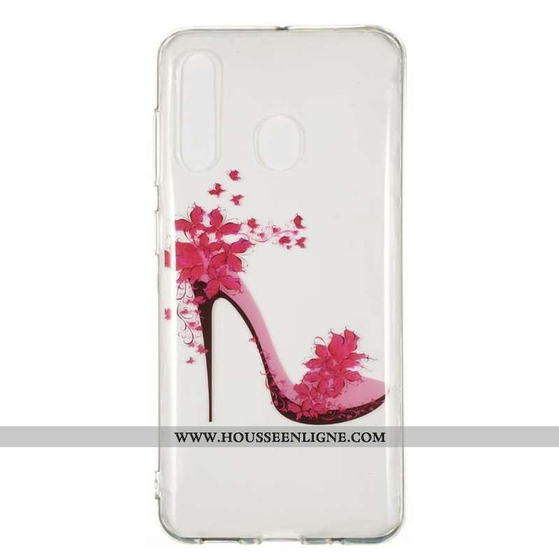 Coque Samsung Galaxy A60 Dessin Animé Fluide Doux Étoile Incassable Téléphone Portable Bleu