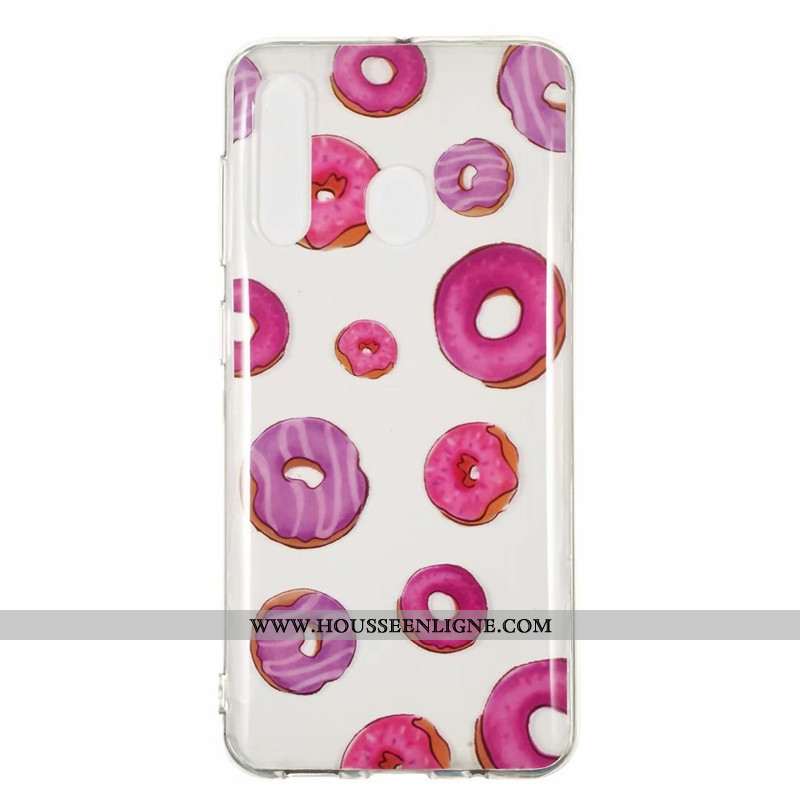 Coque Samsung Galaxy A60 Dessin Animé Fluide Doux Étoile Incassable Téléphone Portable Bleu
