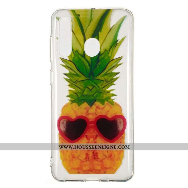 Coque Samsung Galaxy A60 Dessin Animé Fluide Doux Étoile Incassable Téléphone Portable Bleu