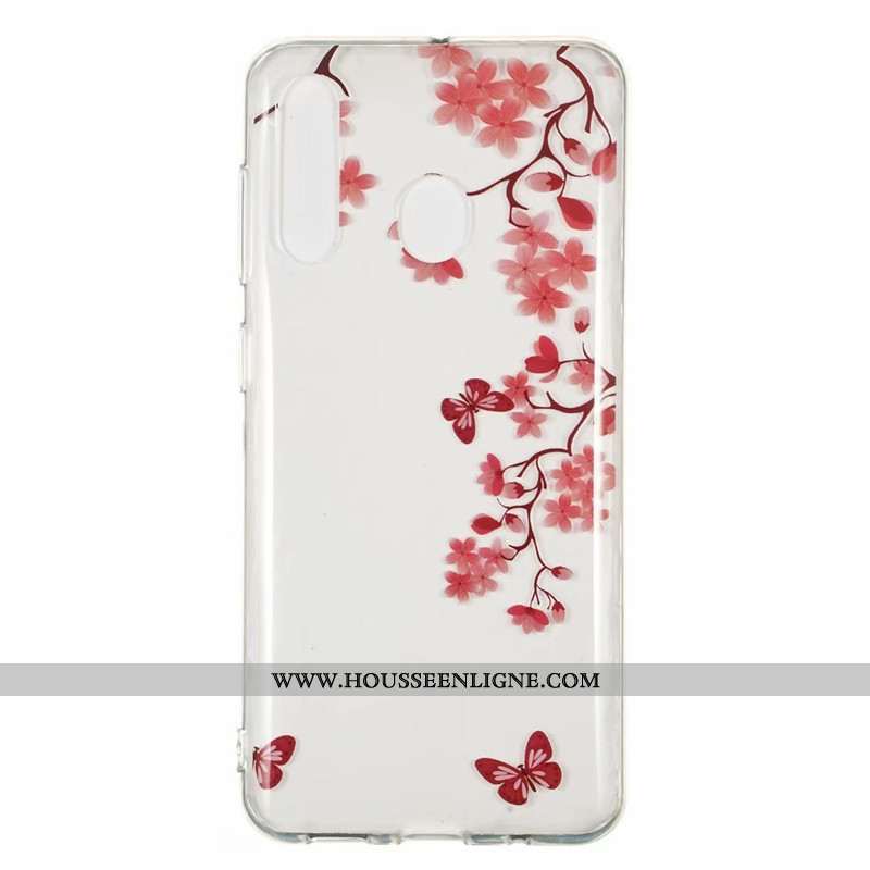 Coque Samsung Galaxy A60 Dessin Animé Fluide Doux Étoile Incassable Téléphone Portable Bleu