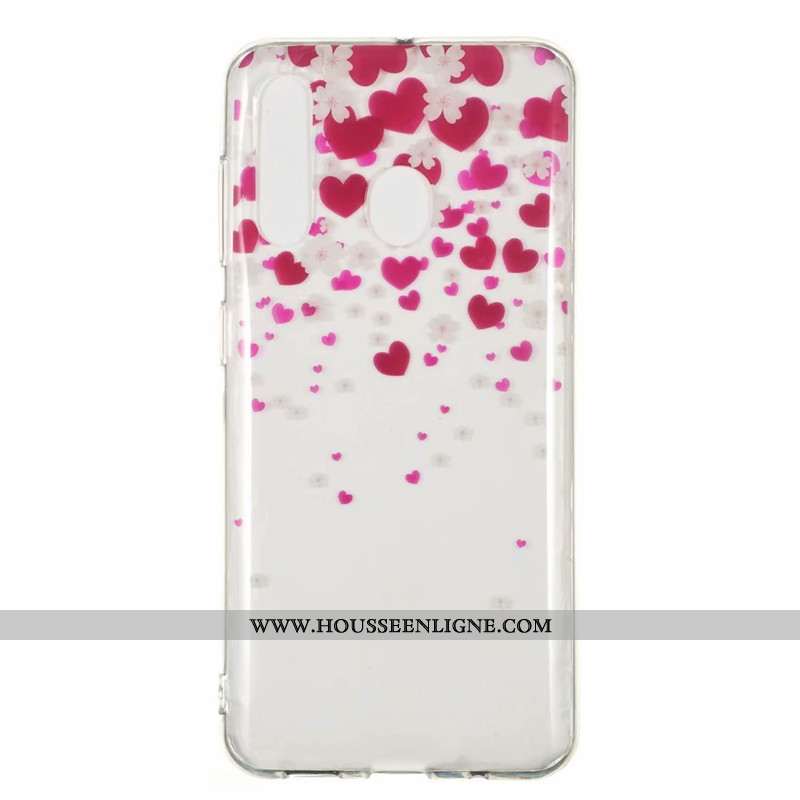 Coque Samsung Galaxy A60 Dessin Animé Fluide Doux Étoile Incassable Téléphone Portable Bleu