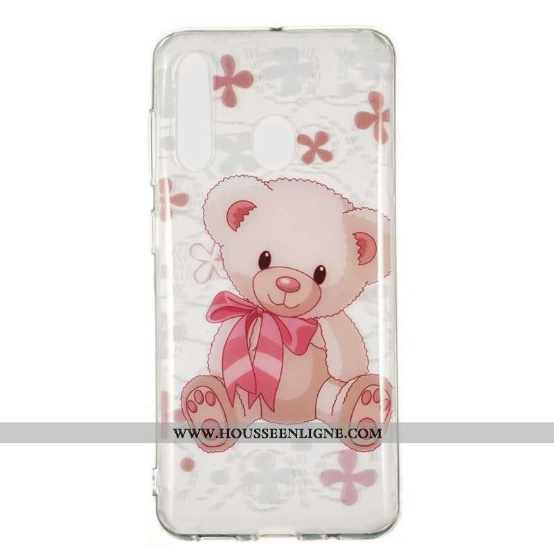 Coque Samsung Galaxy A60 Dessin Animé Fluide Doux Étoile Incassable Téléphone Portable Bleu