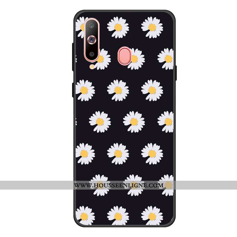 Coque Samsung Galaxy A60 Protection Étui Téléphone Portable Personnalisé Étoile Dragon Noir