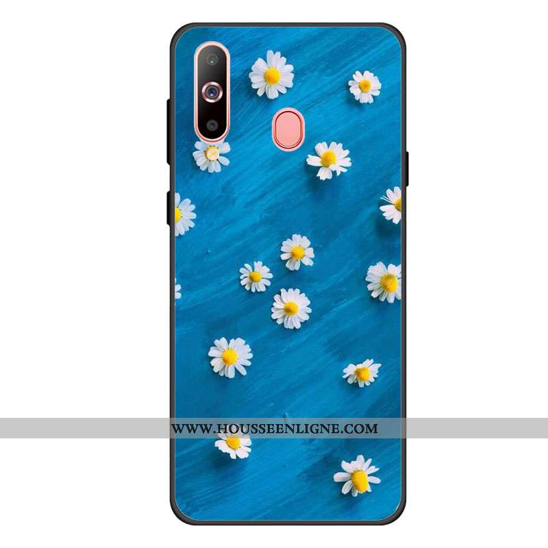 Coque Samsung Galaxy A60 Protection Étui Téléphone Portable Personnalisé Étoile Dragon Noir