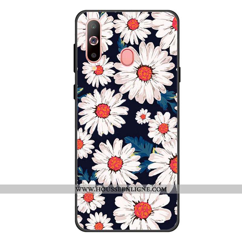 Coque Samsung Galaxy A60 Protection Étui Téléphone Portable Personnalisé Étoile Dragon Noir