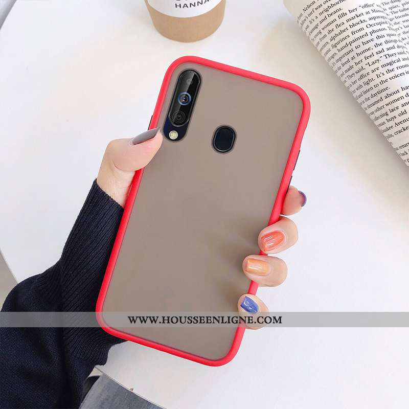 Coque Samsung Galaxy A60 Silicone Protection Noir Téléphone Portable Transparent Étoile Nouveau