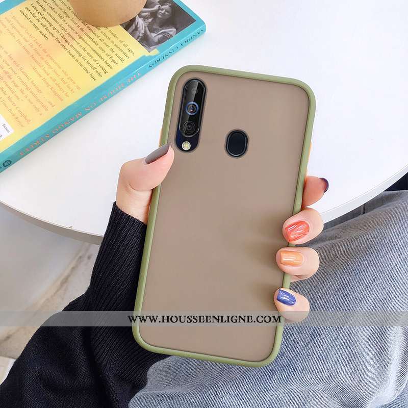 Coque Samsung Galaxy A60 Silicone Protection Noir Téléphone Portable Transparent Étoile Nouveau