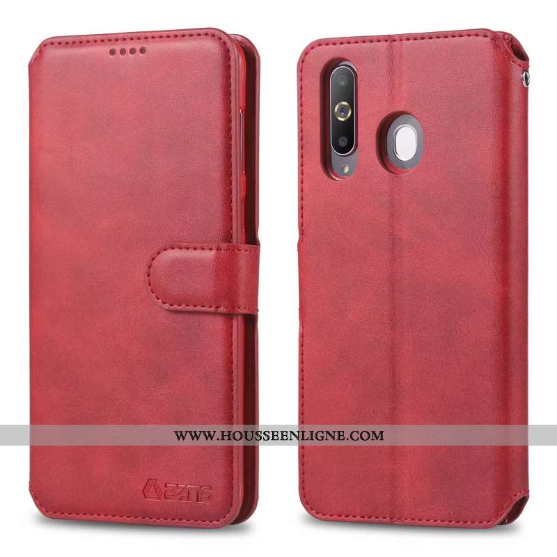 Coque Samsung Galaxy A60 Silicone Protection Téléphone Portable Incassable Étui Marron