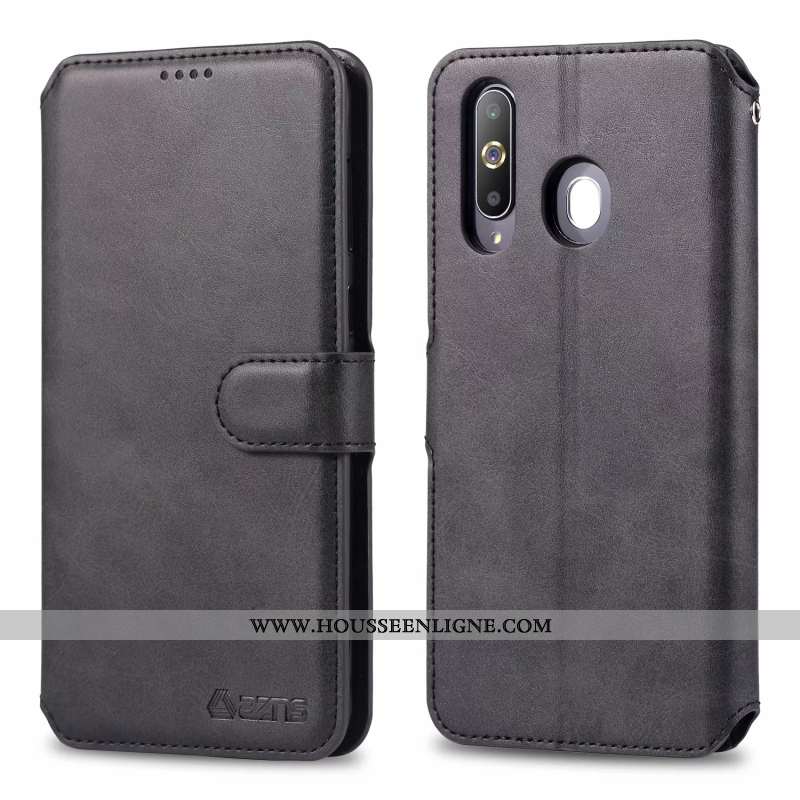 Coque Samsung Galaxy A60 Silicone Protection Téléphone Portable Incassable Étui Marron