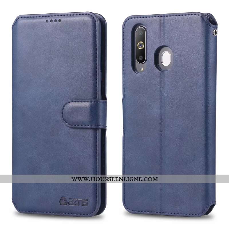Coque Samsung Galaxy A60 Silicone Protection Téléphone Portable Incassable Étui Marron