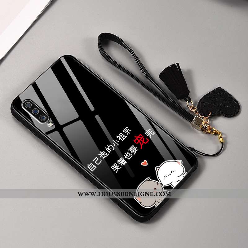 Coque Samsung Galaxy A70 Créatif Ultra Ornements Suspendus Légère Tendance Personnalité Étoile Noir