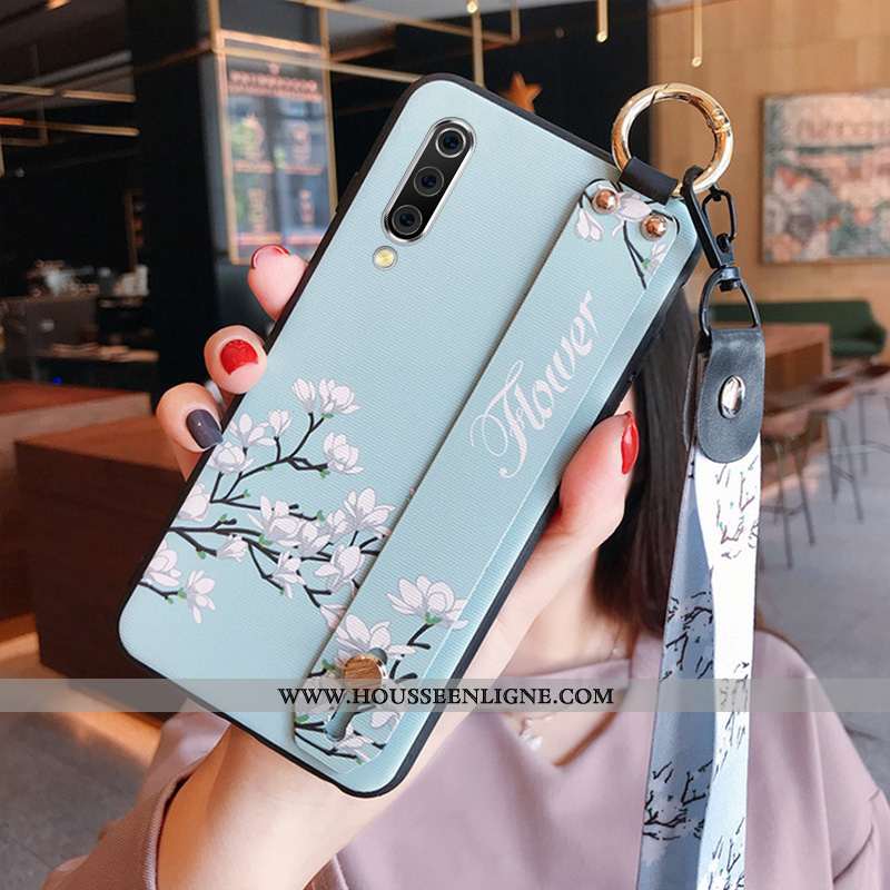 Coque Samsung Galaxy A70 Délavé En Daim Personnalité Silicone Étui Incassable Fluide Doux Tout Compr