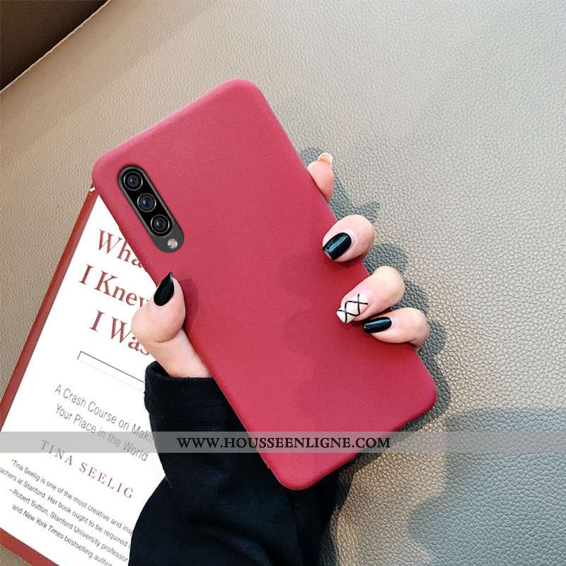 Coque Samsung Galaxy A70s Fluide Doux Silicone Incassable Légère Simple Tout Compris Délavé En Daim 