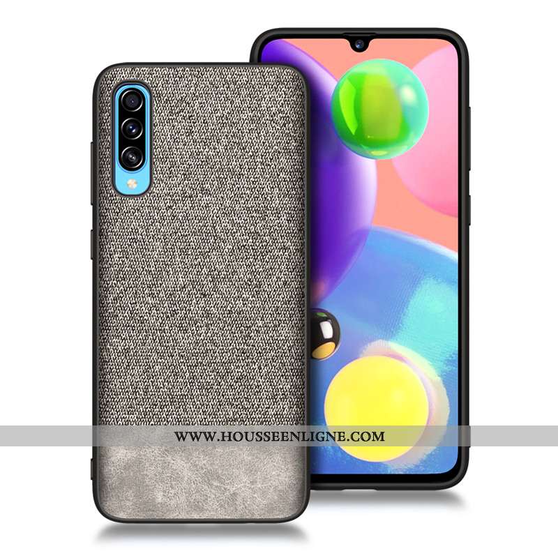 Coque Samsung Galaxy A70s Modèle Fleurie Fluide Doux Incassable Bleu Tout Compris Difficile Tendance
