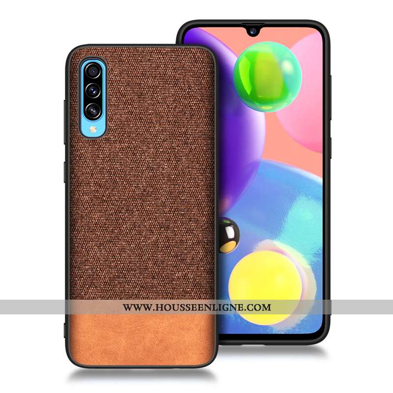 Coque Samsung Galaxy A70s Modèle Fleurie Fluide Doux Incassable Bleu Tout Compris Difficile Tendance