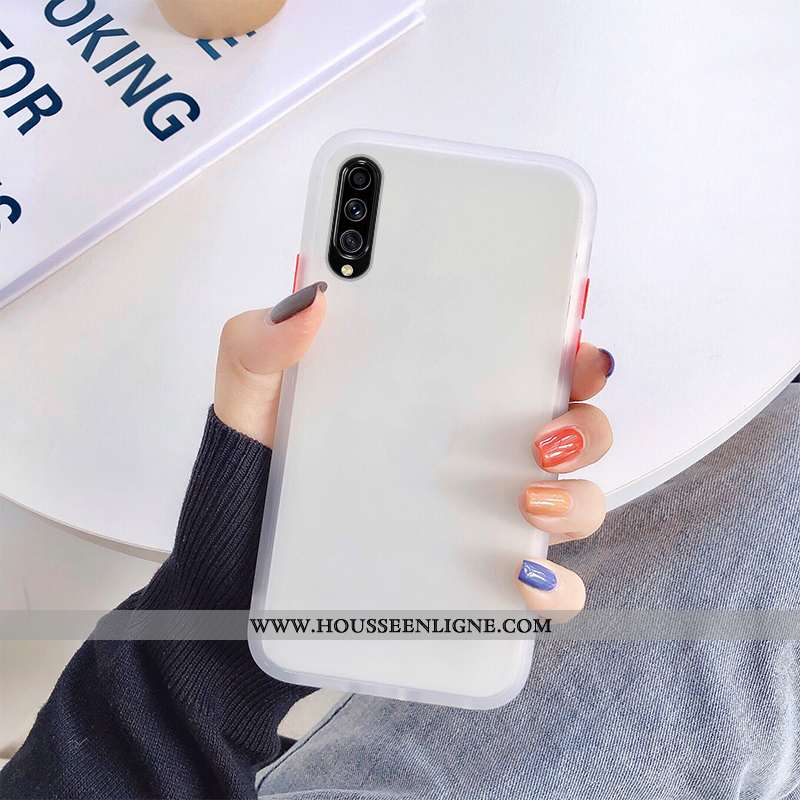 Coque Samsung Galaxy A70s Tendance Fluide Doux Protection Délavé En Daim Tout Compris Téléphone Port