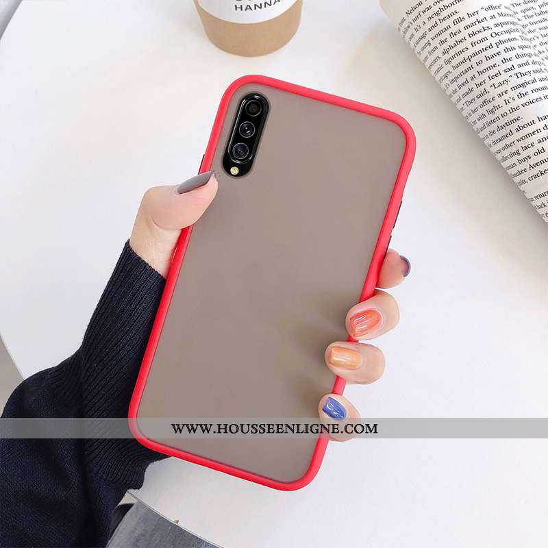 Coque Samsung Galaxy A70s Tendance Fluide Doux Protection Délavé En Daim Tout Compris Téléphone Port