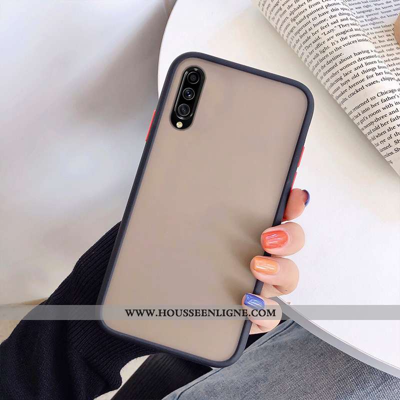 Coque Samsung Galaxy A70s Tendance Fluide Doux Protection Délavé En Daim Tout Compris Téléphone Port