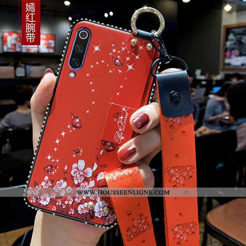 Coque Samsung Galaxy A70s Tendance Fluide Doux Silicone Tout Compris Étoile Petit Délavé En Daim Bla