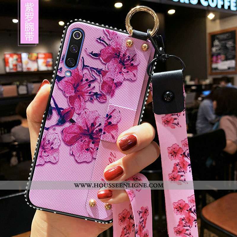 Coque Samsung Galaxy A70s Tendance Fluide Doux Silicone Tout Compris Étoile Petit Délavé En Daim Bla