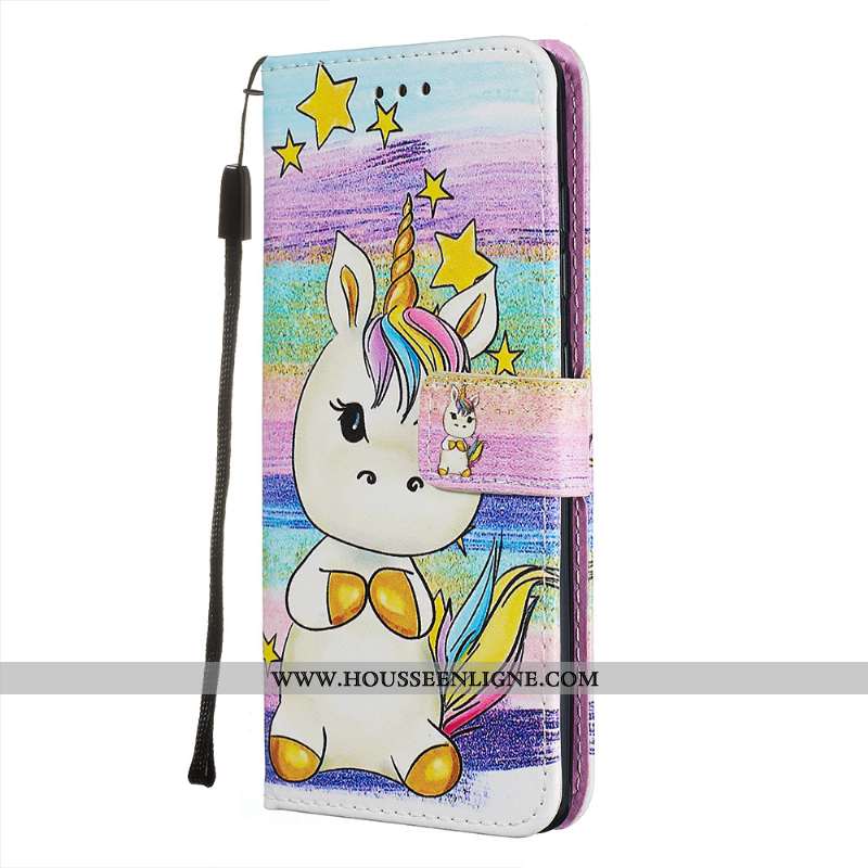 Coque Samsung Galaxy A71 Cuir Fluide Doux Étoile Carte Étui Personnalité Rose