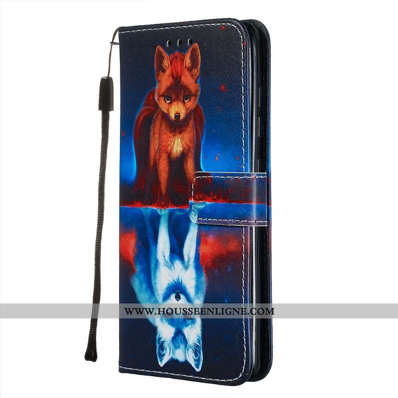 Coque Samsung Galaxy A71 Cuir Fluide Doux Étoile Carte Étui Personnalité Rose