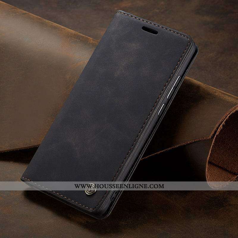 Coque Samsung Galaxy A71 Cuir Véritable Cuir Étoile Bleu Étui Housse