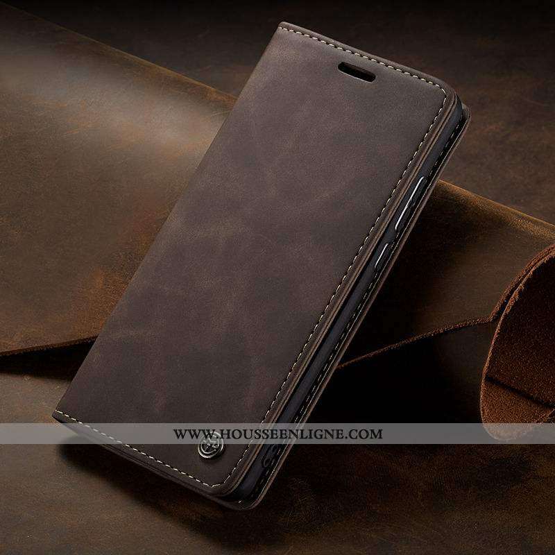 Coque Samsung Galaxy A71 Cuir Véritable Cuir Étoile Bleu Étui Housse