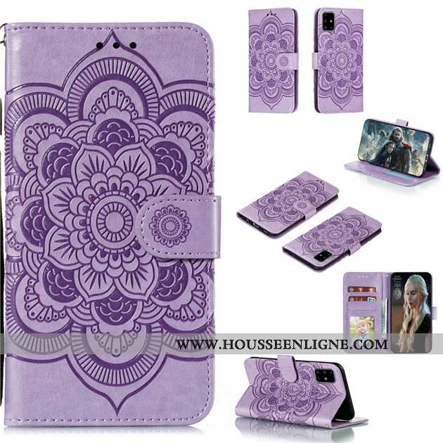 Coque Samsung Galaxy A71 Fluide Doux Silicone Rouge Protection Étui Téléphone Portable