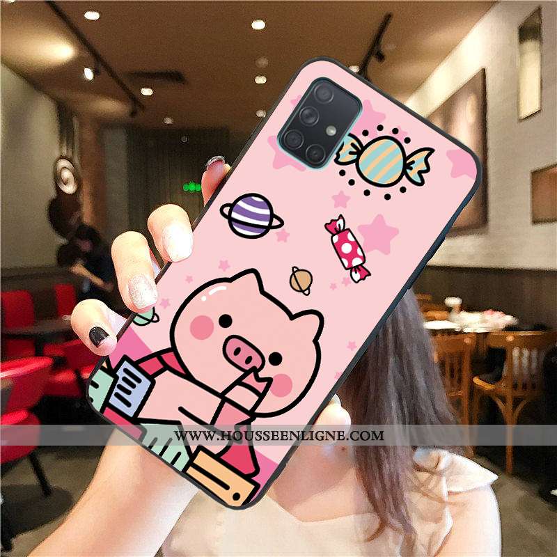 Coque Samsung Galaxy A71 Protection Créatif Amoureux Incassable Tout Compris Téléphone Portable Dess