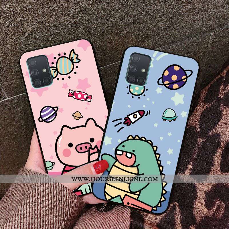 Coque Samsung Galaxy A71 Protection Créatif Amoureux Incassable Tout Compris Téléphone Portable Dess