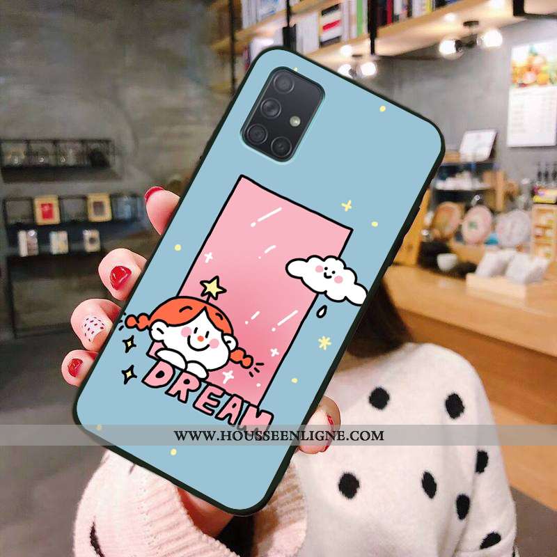Coque Samsung Galaxy A71 Protection Créatif Amoureux Incassable Tout Compris Téléphone Portable Dess