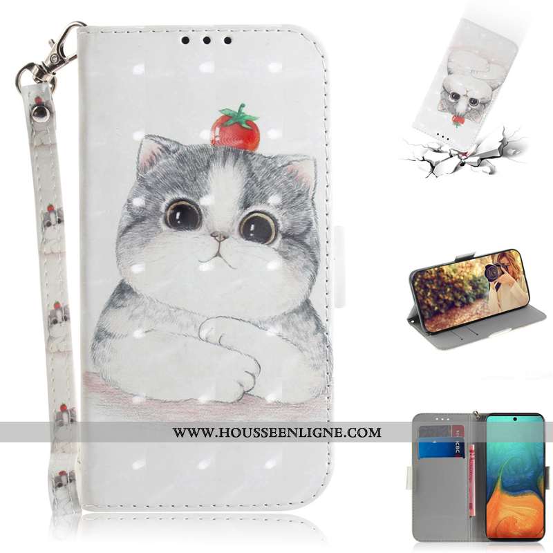 Coque Samsung Galaxy A71 Protection Cuir Téléphone Portable Carte Clamshell Étui Rose