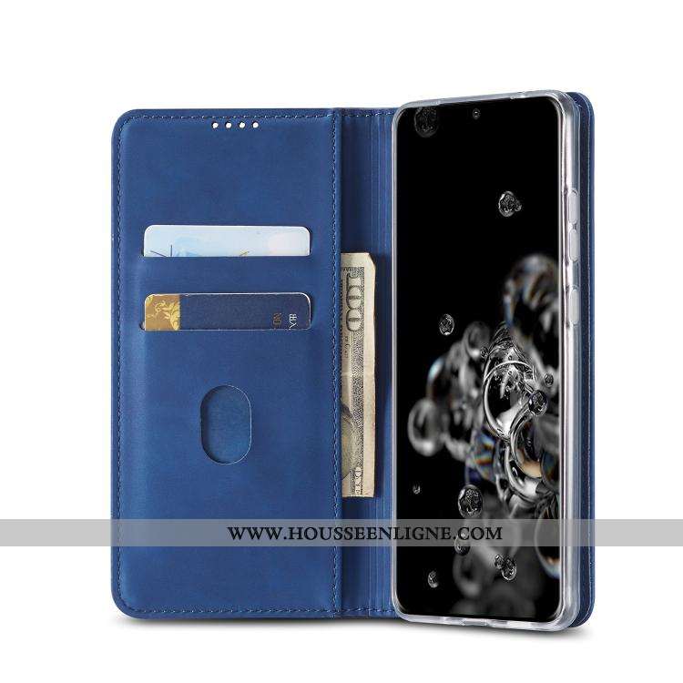 Coque Samsung Galaxy A71 Protection Étoile Simple Étui Téléphone Portable Clamshell Bleu