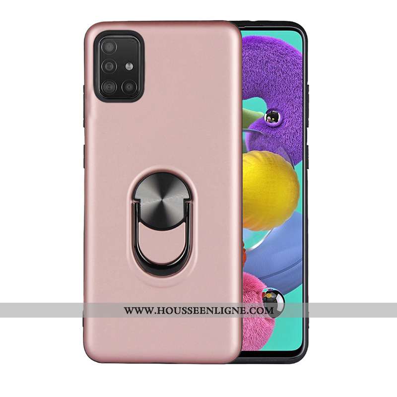 Coque Samsung Galaxy A71 Silicone Protection Tendance Amoureux Net Rouge Téléphone Portable Bleu Fon
