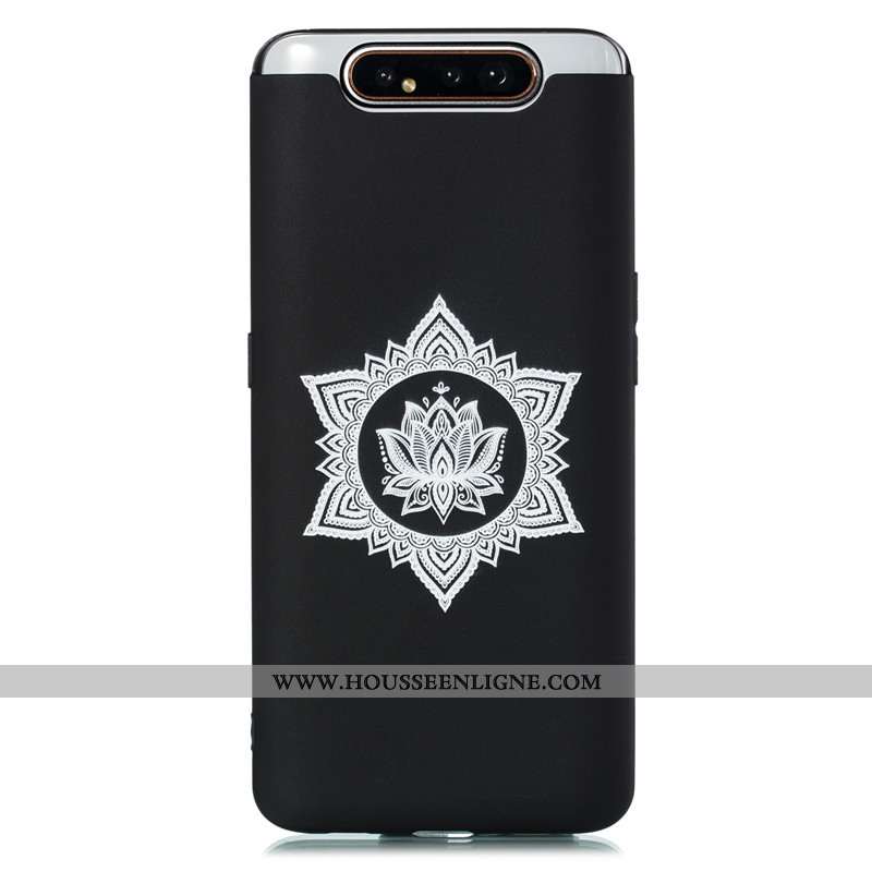 Coque Samsung Galaxy A80 Personnalité Dessin Animé Tendance Étui 2020 Bleu