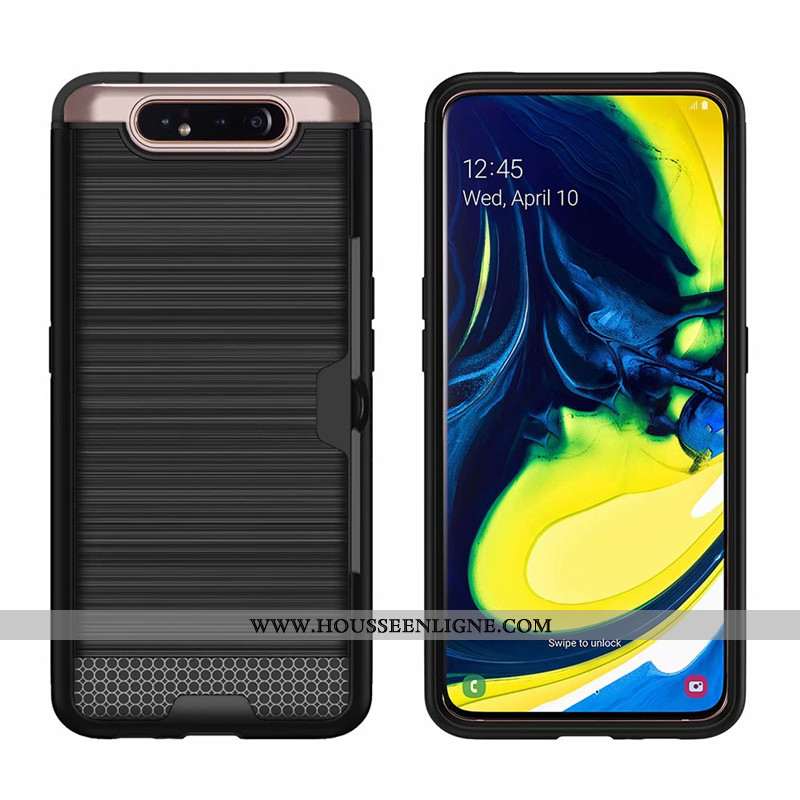 Coque Samsung Galaxy A80 Protection Créatif Étoile Carte Tout Compris Téléphone Portable Noir