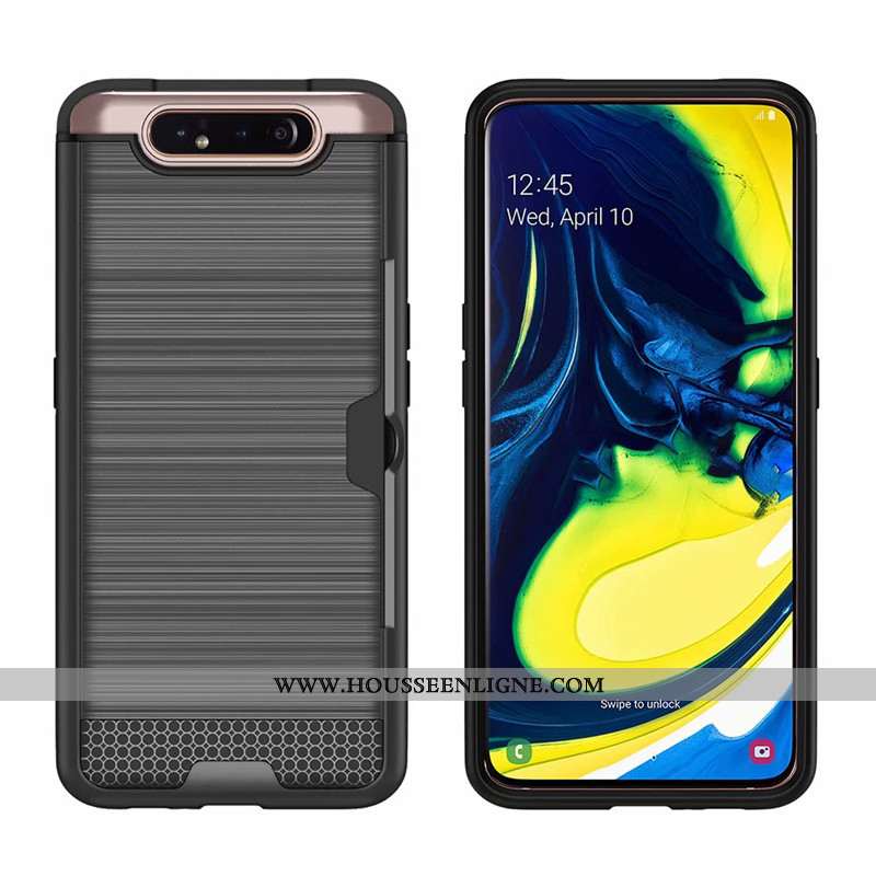 Coque Samsung Galaxy A80 Protection Créatif Étoile Carte Tout Compris Téléphone Portable Noir