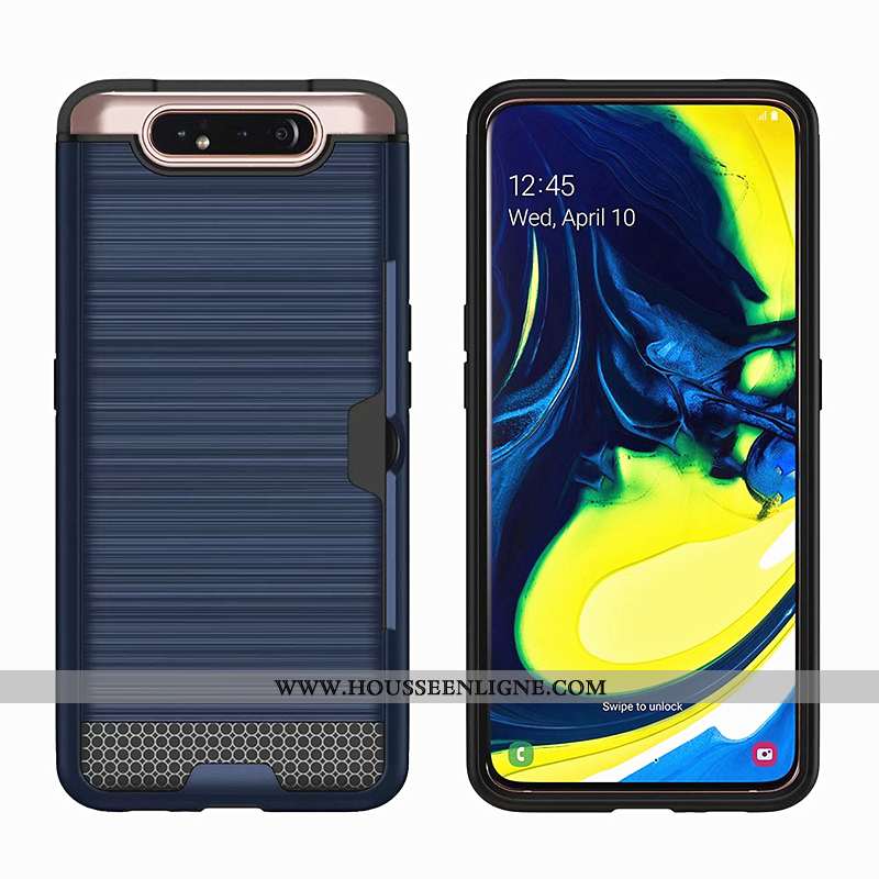 Coque Samsung Galaxy A80 Protection Créatif Étoile Carte Tout Compris Téléphone Portable Noir