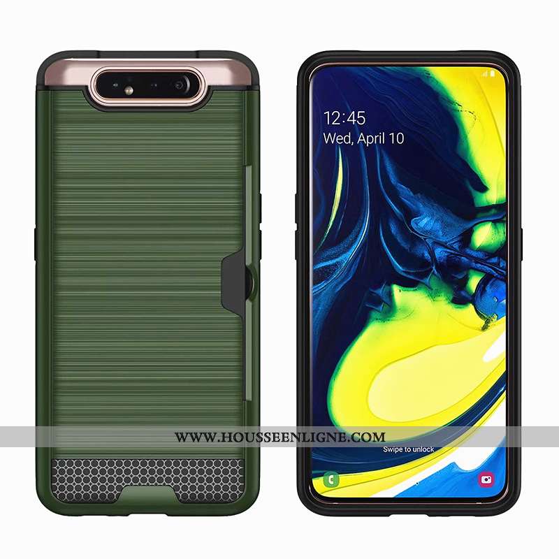 Coque Samsung Galaxy A80 Protection Créatif Étoile Carte Tout Compris Téléphone Portable Noir