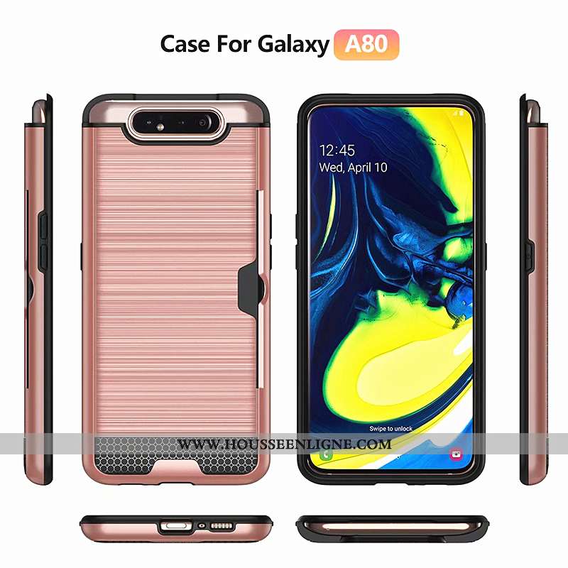 Coque Samsung Galaxy A80 Protection Créatif Étoile Carte Tout Compris Téléphone Portable Noir