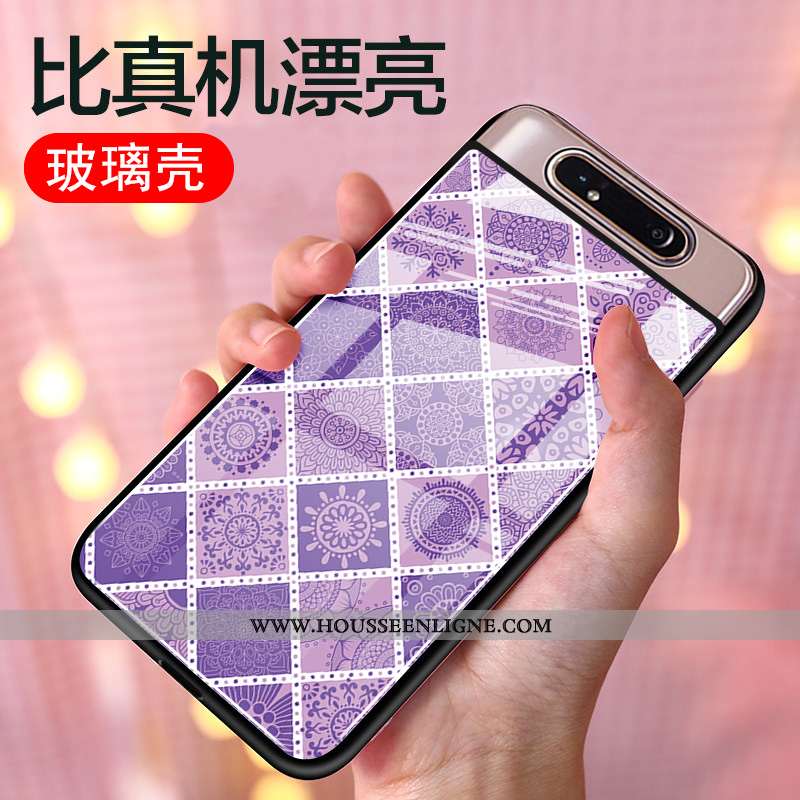 Coque Samsung Galaxy A80 Protection Verre Personnalité Tout Compris Fluide Doux Incassable Silicone 